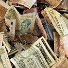 A selection of different currencies from around the world.