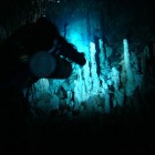 Cave diving in Mexico's Yucatan peninsula.