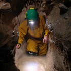 Kate Lavender Duncan on a trip through Baker's Rift, Pollnagollom, Co Clare.