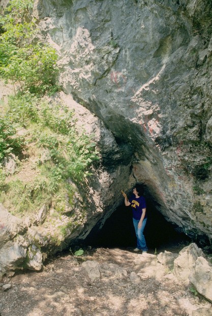 The Entrance to Virginia's New River Cave.