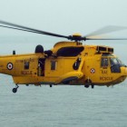 A RAF Rescue Sea King Helicopter.