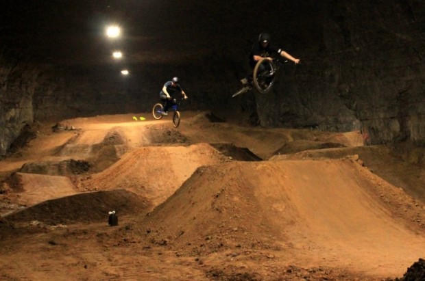 Inside Louisville's Mega Underground Bike Park.