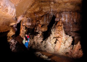 Inside Wisconsin's Cave of the Mounds National Natural Landmark.