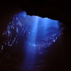 Gaping Gill's entrance shaft viewed from the Main Chamber.