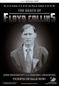 Poster for the Death of Floyd Collins documentary.
