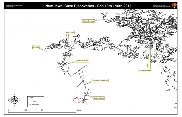 Results from February 2015 Surveys in Jewel Cave.