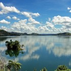Sentani Lake near Jayapura, the provincial capital of Papua, Indonesia.