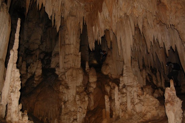 Formations in Belize's Yok Balum Cave. 