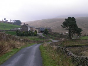 A sheep farm at the top of Kingsdale