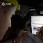 Wifi tablets being tested in the cave.