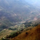 Ma Pi Leng Pass and a canyon near Vietnam's Nho Que River.