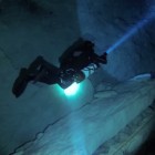 Cave diving in Nullarbor, Australia