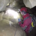 Inside Ogof Ffynnon Ddu.