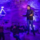 Zedd and his fans inside Lornhorn Caverns.