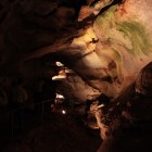 Inside Oklahoma's Alabaster Caverns.