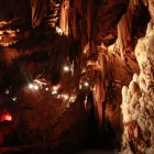 Inside Virginia's Shenandoah Caverns.