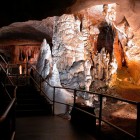 Inside the Blanchard Springs Caverns' Ghost Room.