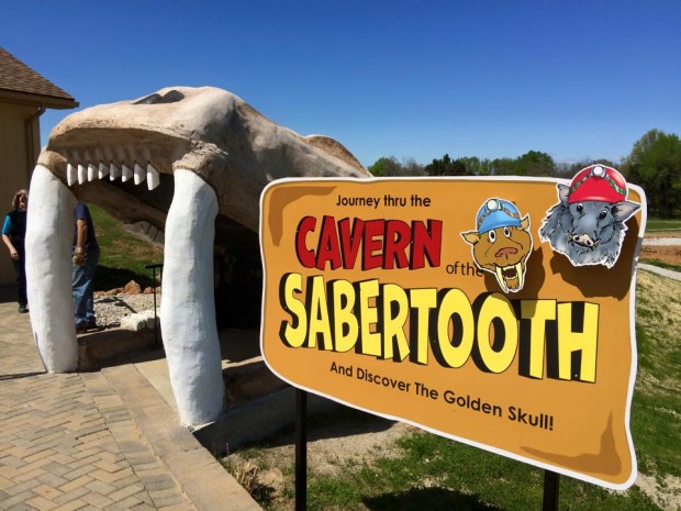 The Cavern of the Sabertooth Crawling Adventure.