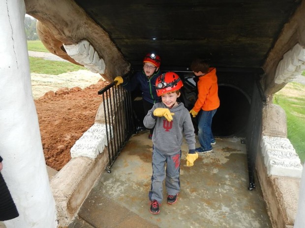 Some of the first adventurers to explore the Cavern of the Sabertooth. 