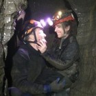 Newly betrothed cavers, Dan Webb and Kay Rising.