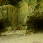 Cave entrance at Cherney Maribel Caves County Park