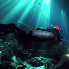 Andreas Westin learning to cave dive