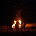 Cavers celebrate Tim McLain at TimFest.