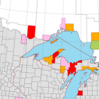 White-Nose Syndrome Map Updated May 1st, 2015.