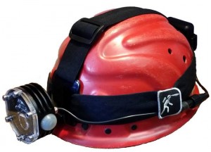 El Speleo 1000 headlamp.