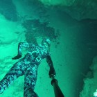 Freediver Jerin Collins visits Florida's Morrison Springs.