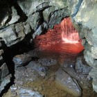 Waterfall in White Scar Cave