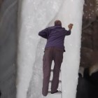 Compact Cavers Conduct Cave Conservation. Screengrab via Keith Edwards